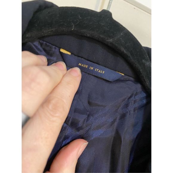 Brooks Brothers Traditional Fit Stretch Wool Two-Button 1818 Navy Blazer, Sz 42 - Picture 6 of 13